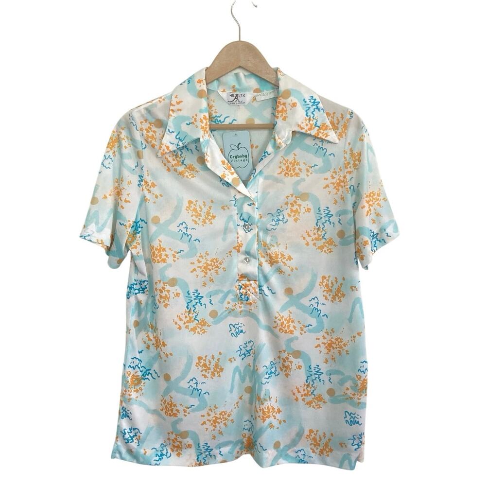 Vintage Groovy 1970s Mr. Alex Polo Shirt